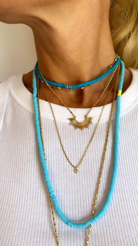 Shalla Wista Gold Midi Saylor Necklace