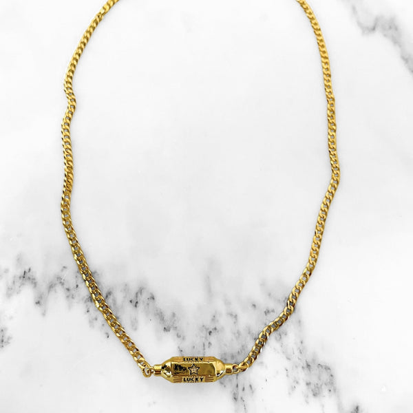 Shalla Wista Gold Lucky Necklace